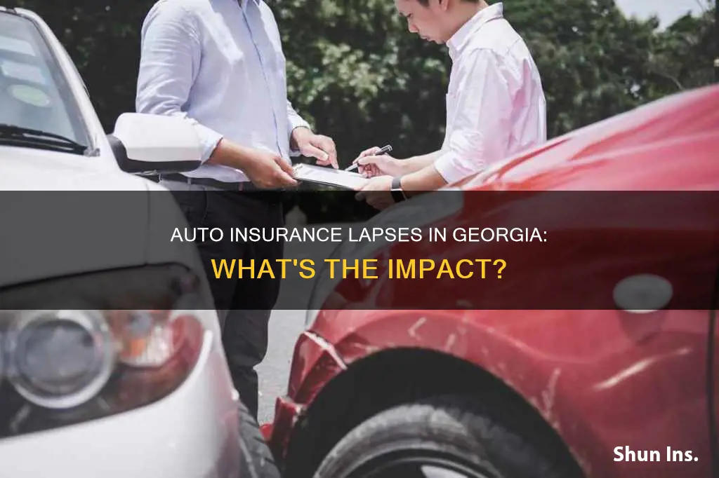 what happens if my auto insurance lapses in Georgia