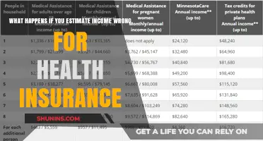 Estimating Income Incorrectly for Health Insurance: Consequences and Solutions