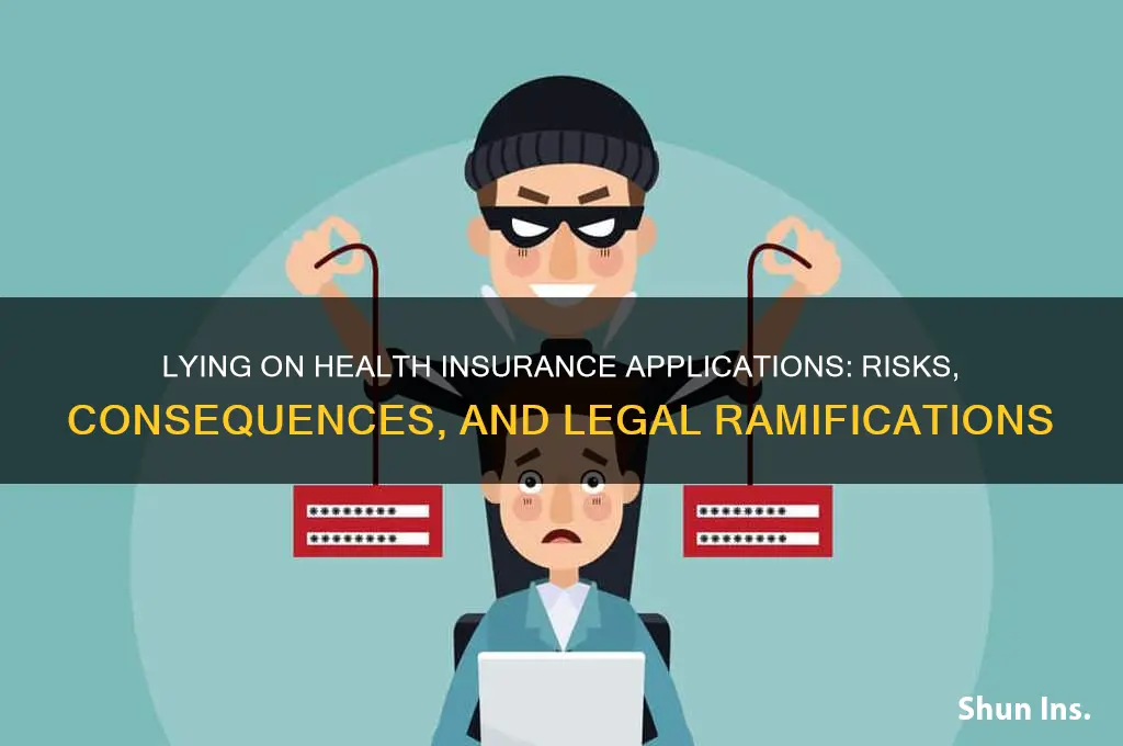 what happens if you lie on a health insurance application