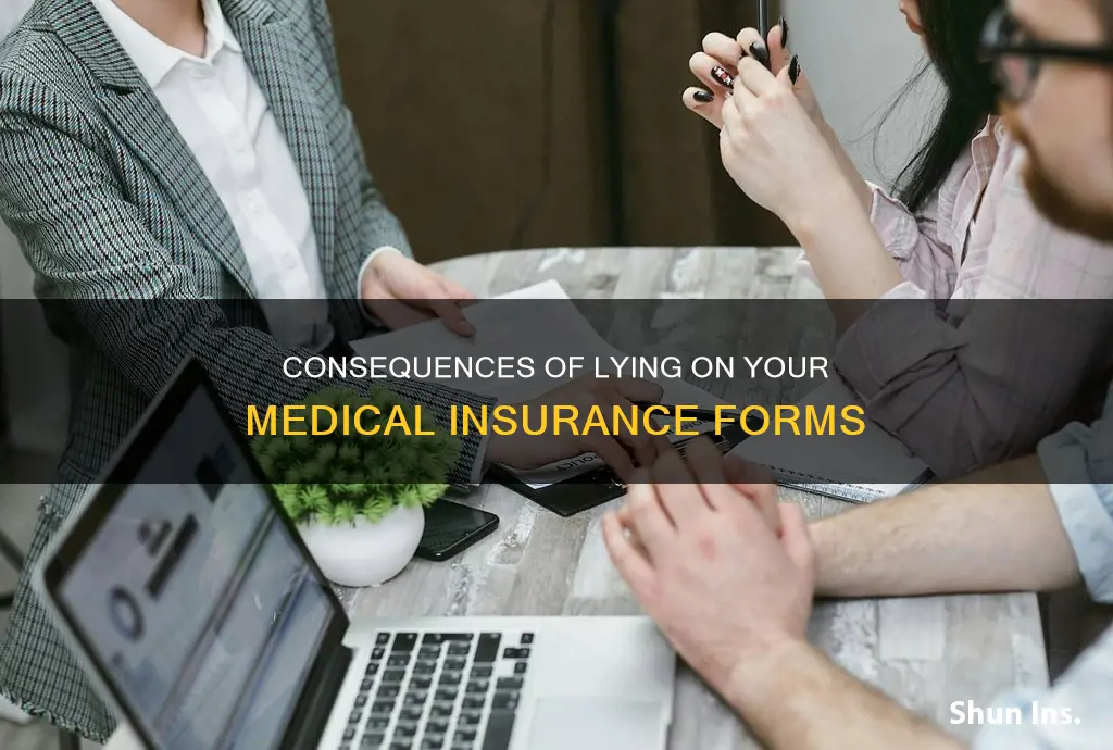 what happens if you lie on your medical insurance papers