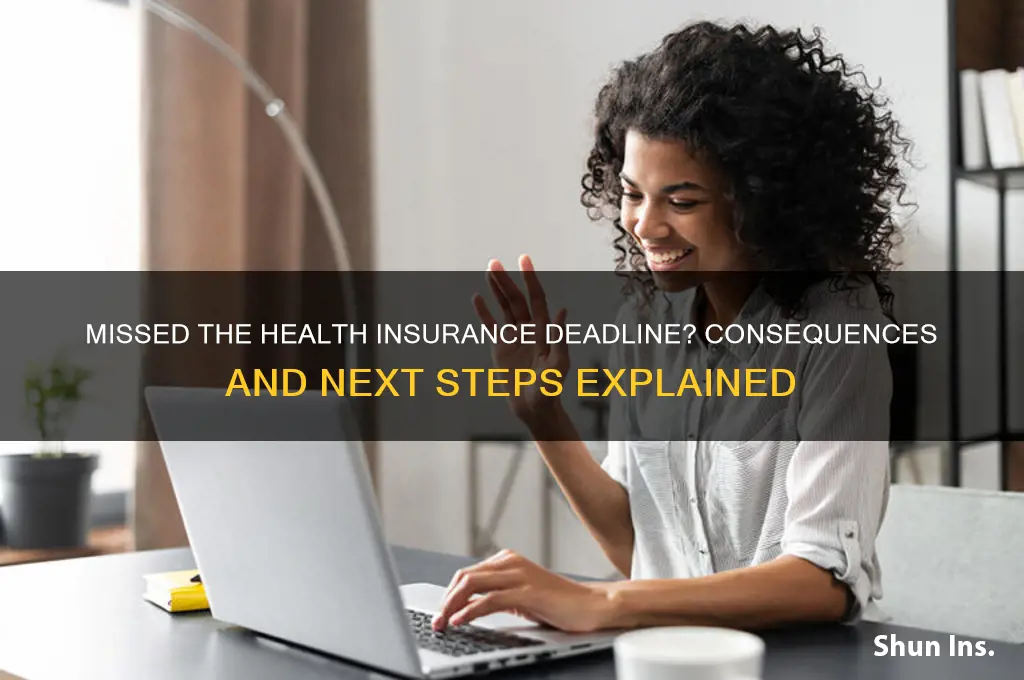 what happens if you miss the health insurance deadline