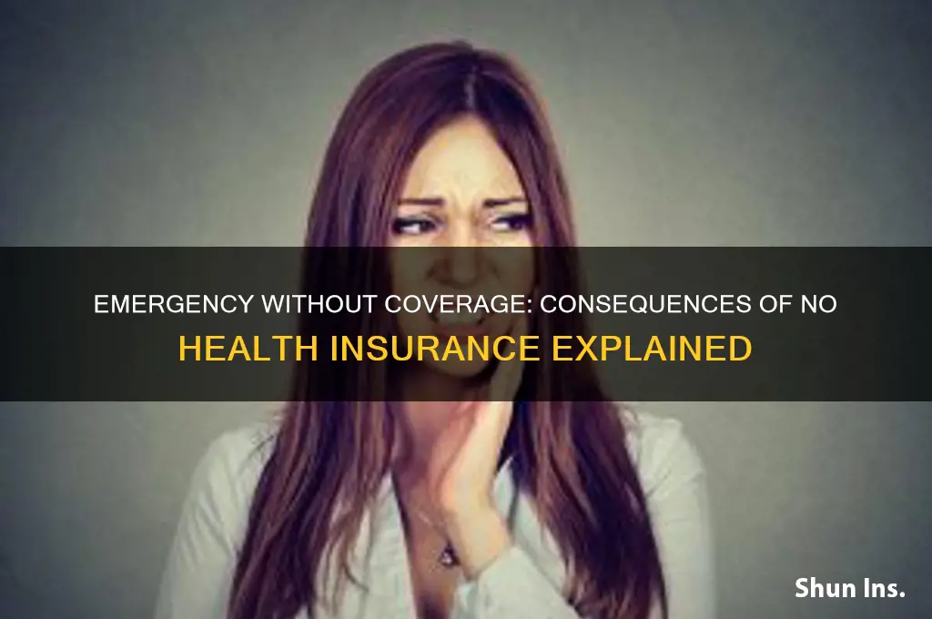 what happens no health insurance emergency