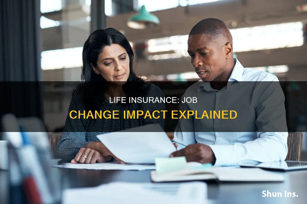 what happens to life insurance when you change jobs