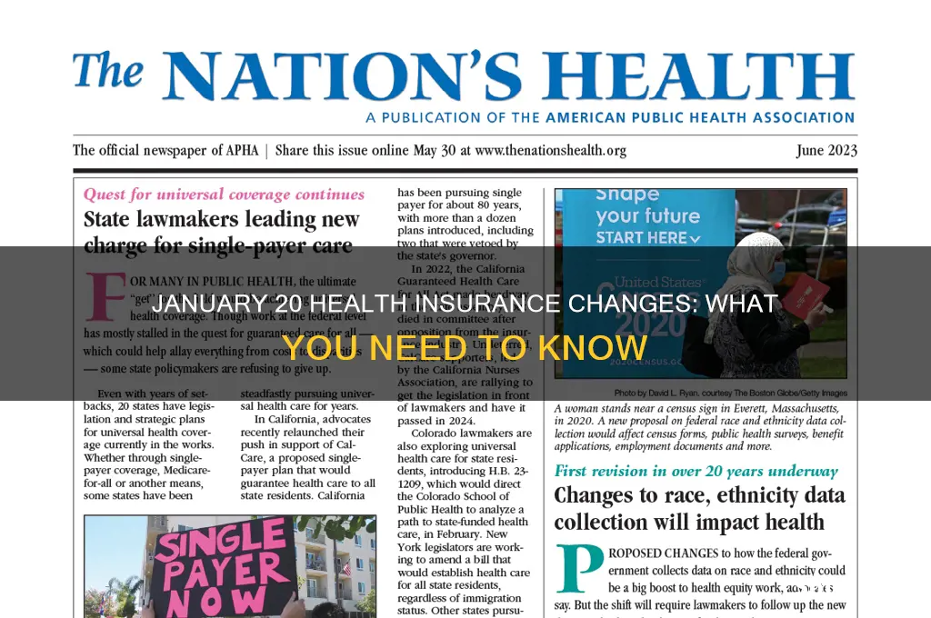 what happens to my health insurance on january 20