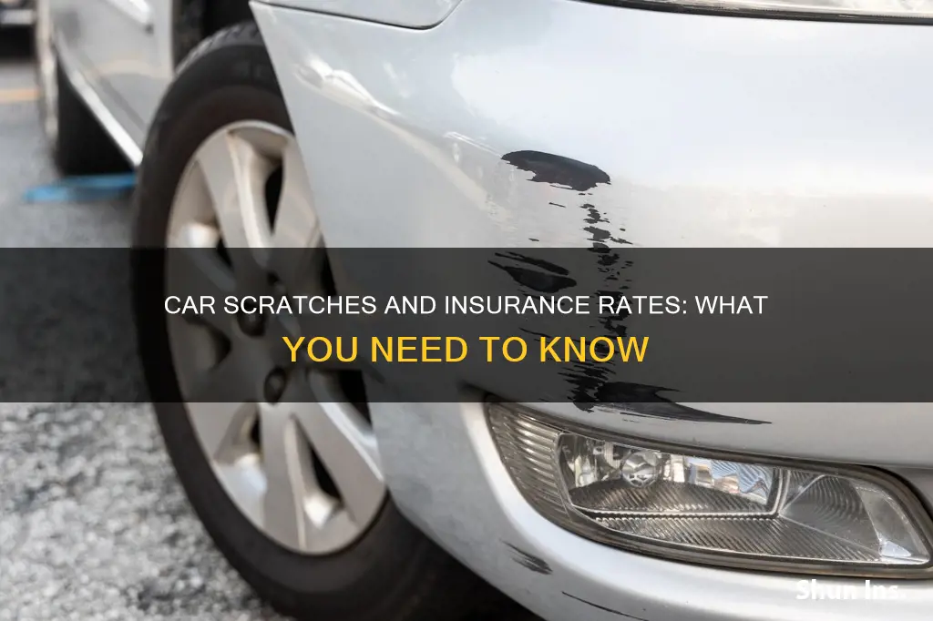 what happens to my insurance rate when I scratch someone