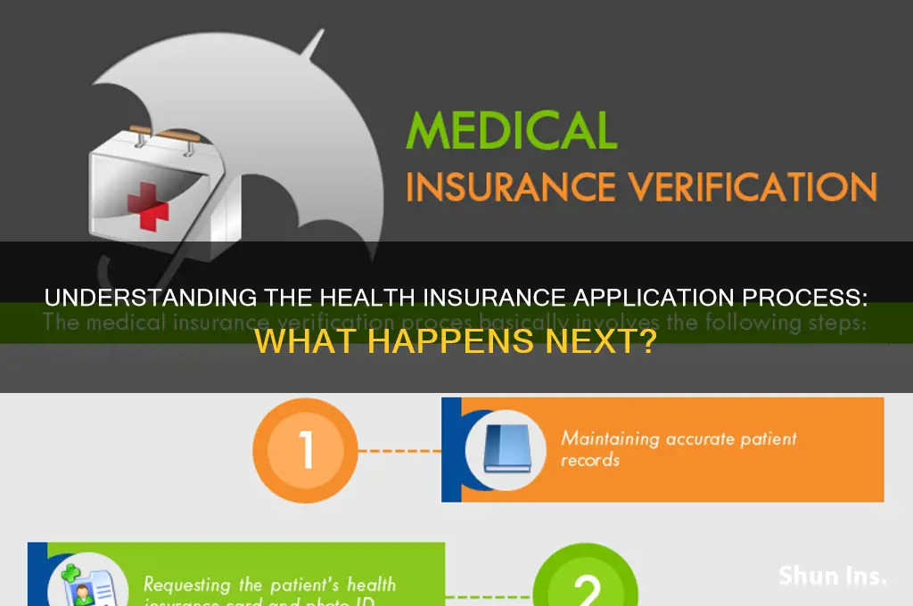 what happens when you submit a health insurance application