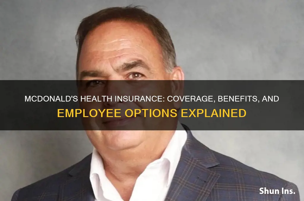 what health insurance does mcdonald