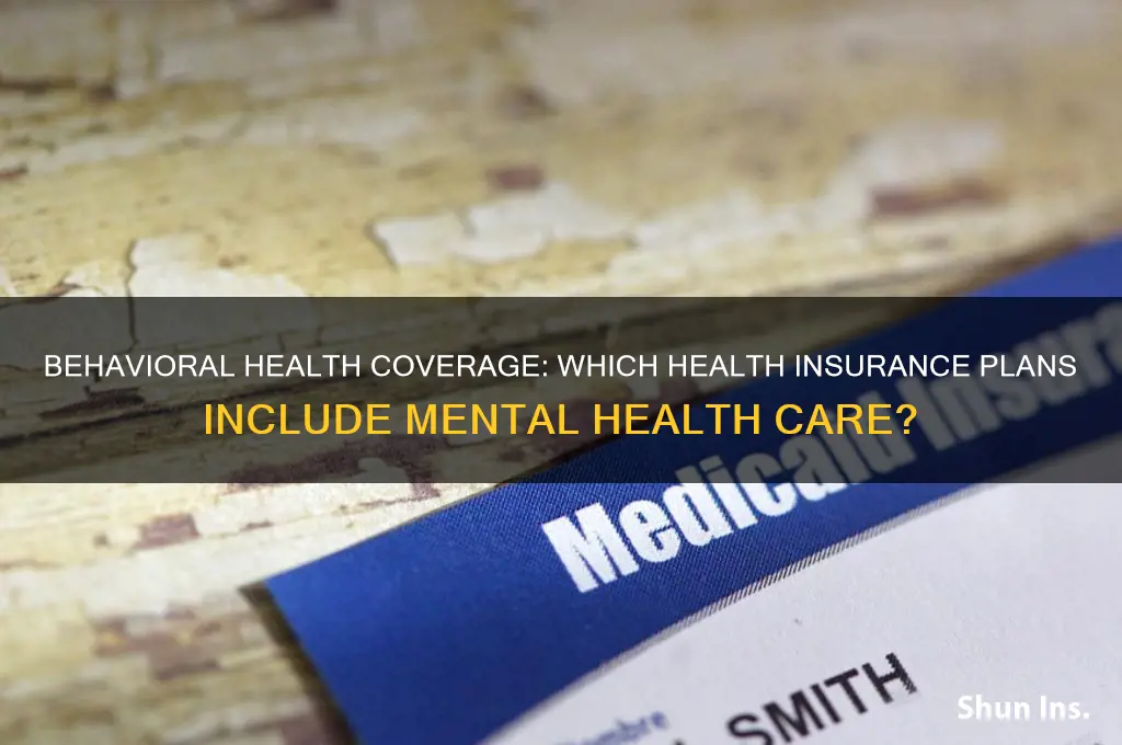 what health insurance has behavioral health