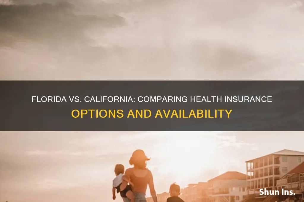 what health insurance is available in florida and california