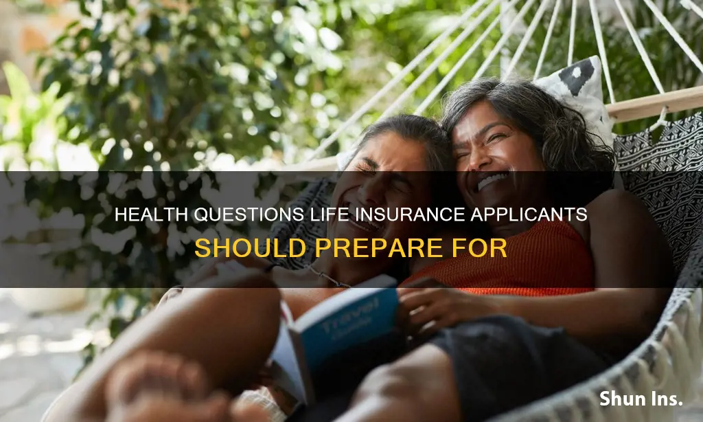 what health questions are asked for life insurance