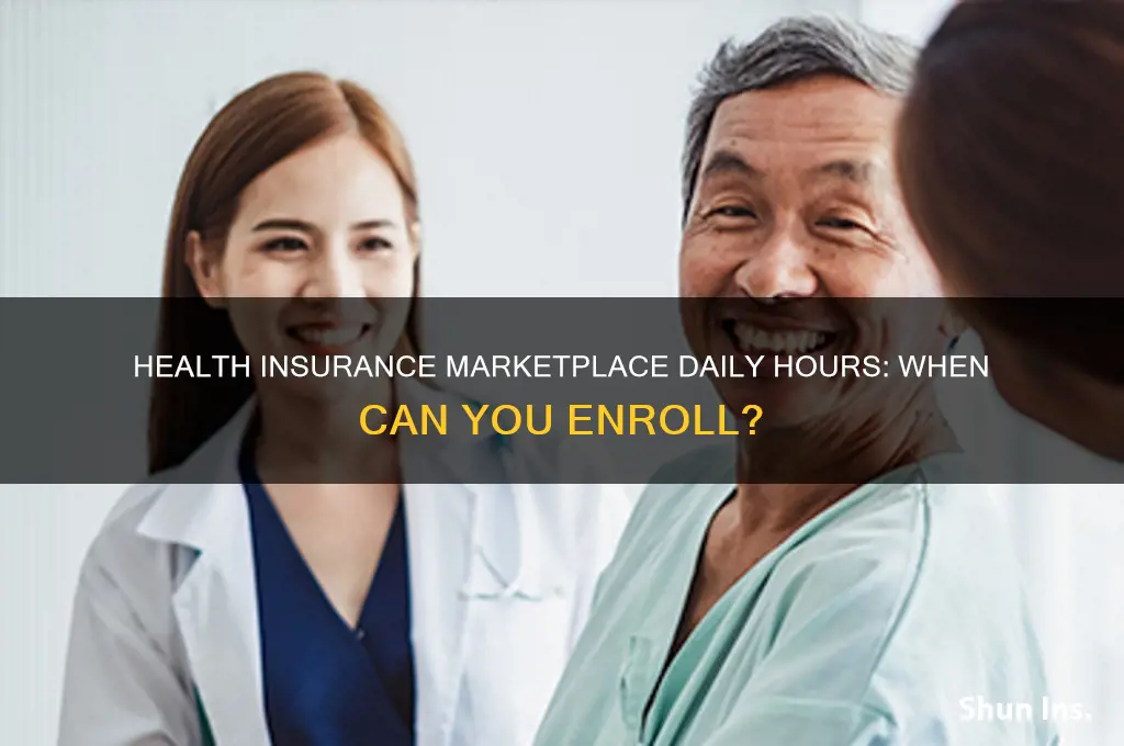 what hours is the health insurance marketplace open each day