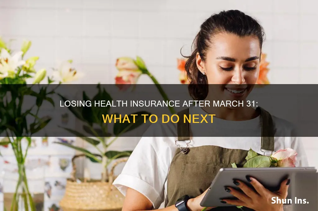 what if i lose health insurance after march 31