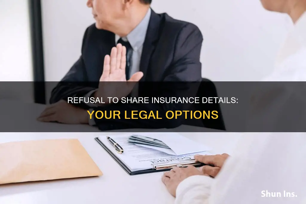what if other driver refuses to give insurance details