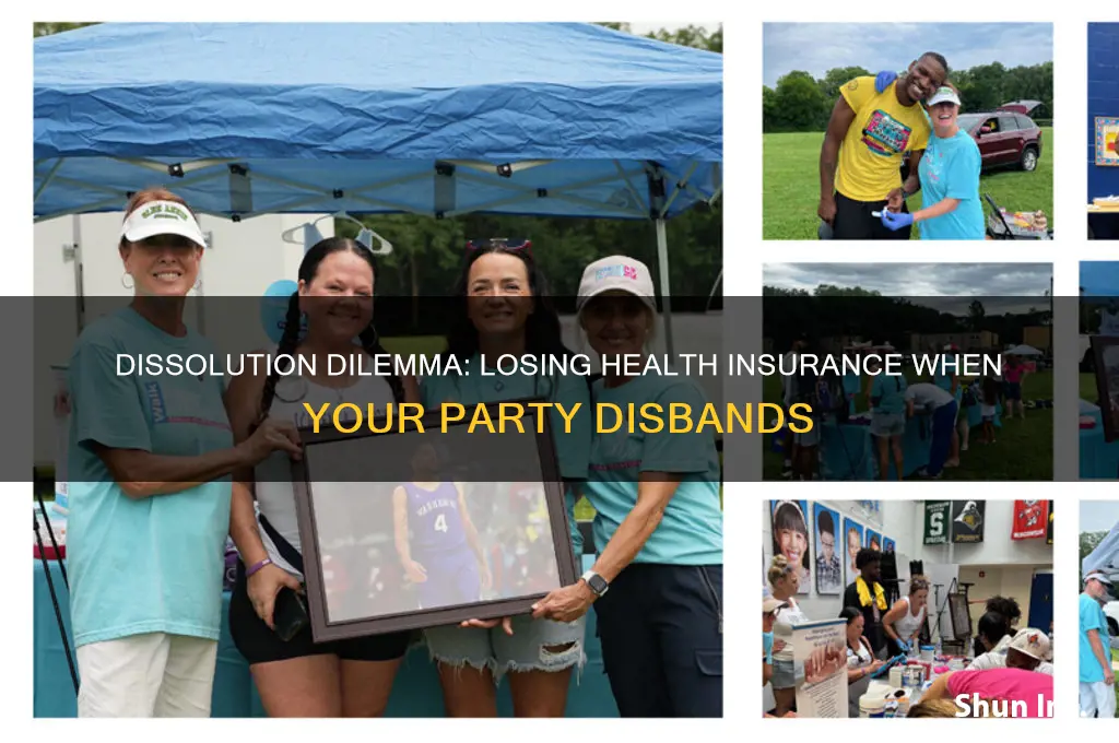 what if the party that in dissolution lose health insurance