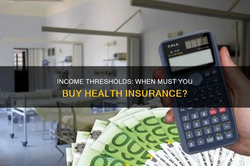 what income limit before i have to purchase health insurance