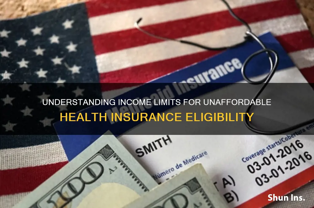 what income qualifies you for unaffordable health insurance