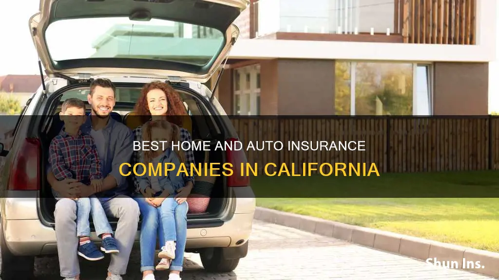 what insurance companies write home and auto insurance in California