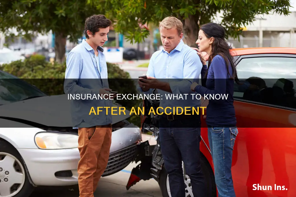 what insurance information exchanged accident lot