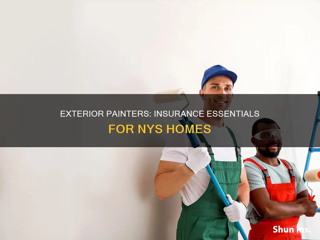 what insurance should exterior house painter have nys