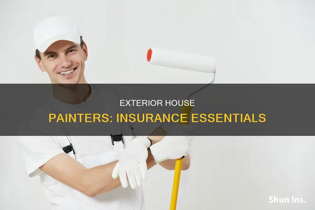 what insurance should exterior house paiter have