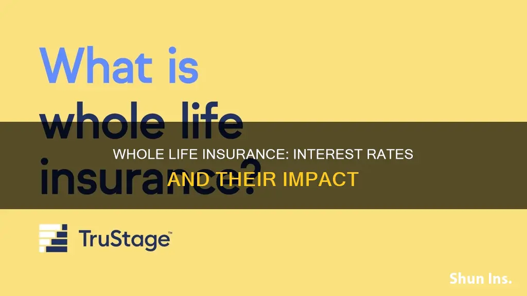 what interest rate are whole life insurance