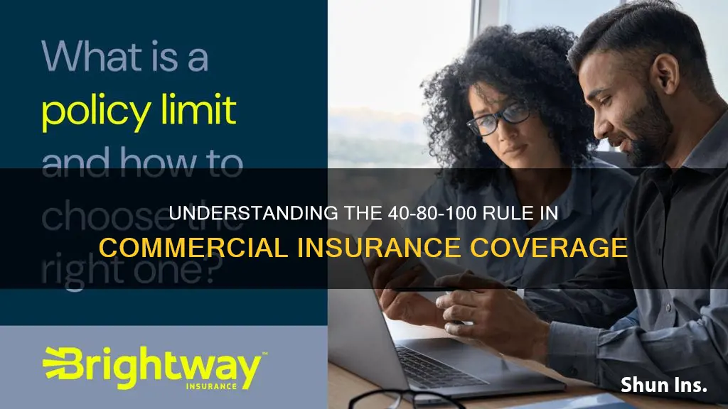 what is 40-80-100 in commercial insurance