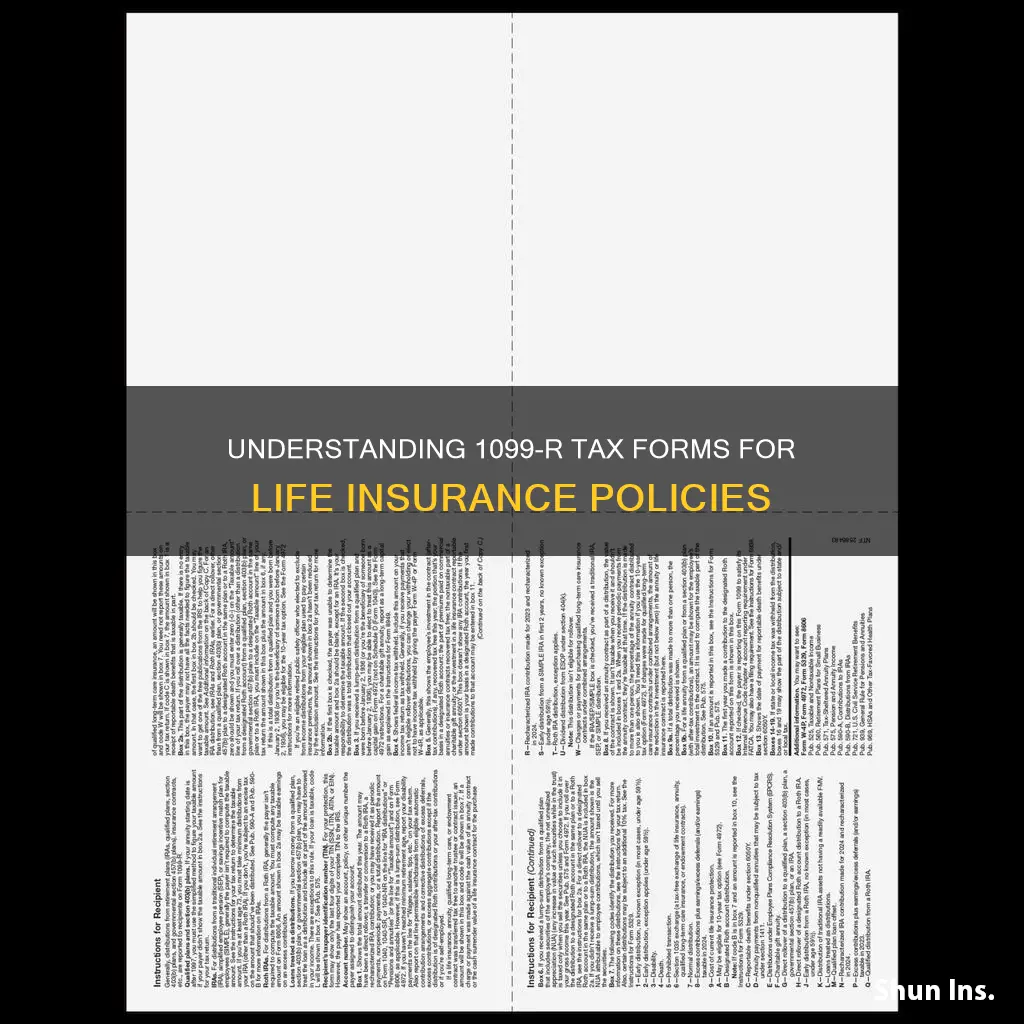 what is a 1099-r for life insurance