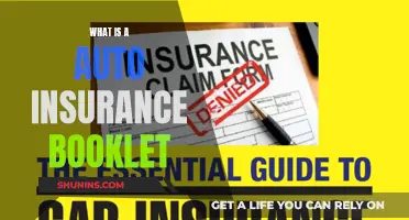 Auto Insurance Booklet: A Comprehensive Guide to Understanding Your Policy