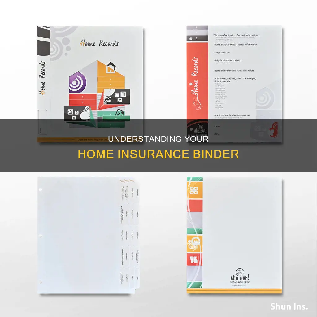what is a binder for homeowners insurance