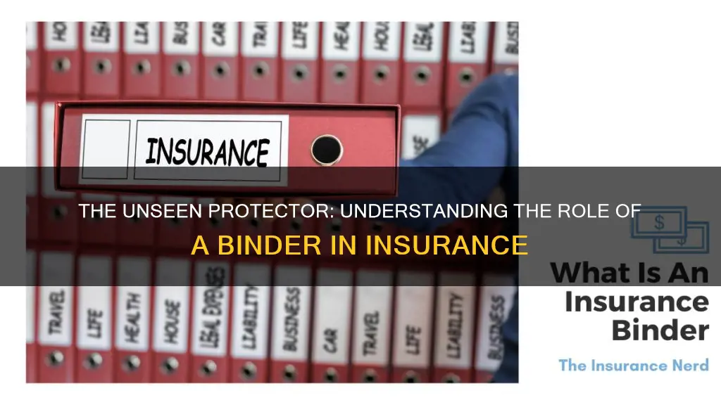 what is a binder in insurance terms