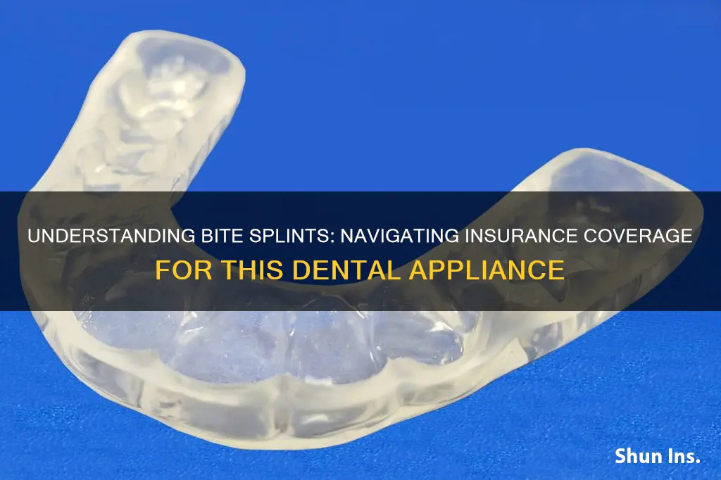 what is a bite splint in insurance terms