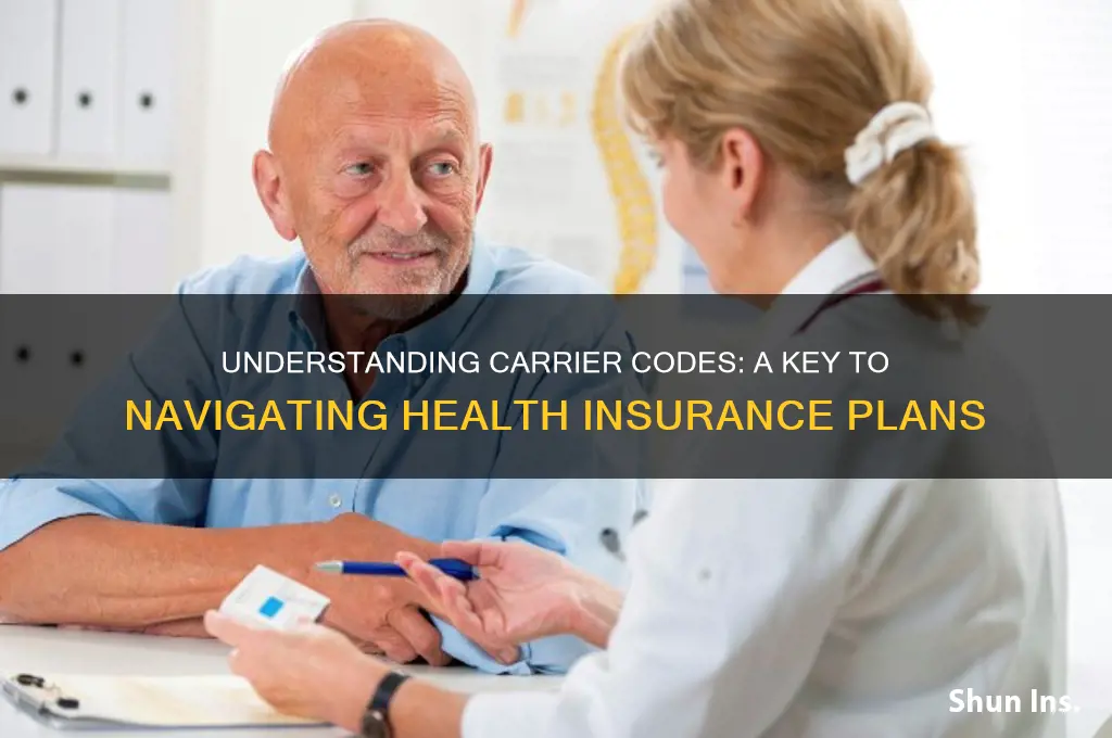 what is a carrier code for health insurance