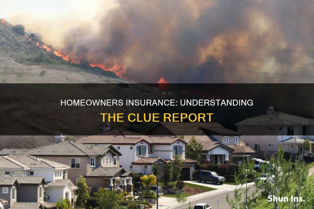 what is a clue report for homeowners insurance