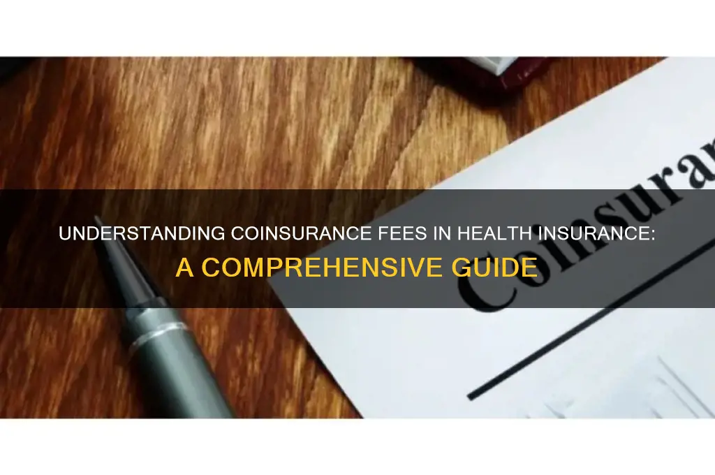 what is a coinsurance fee for health insurance