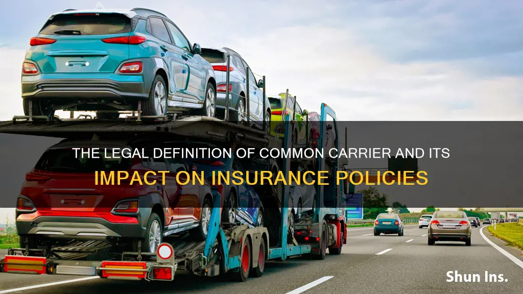 what is a common carrier in insurance terms