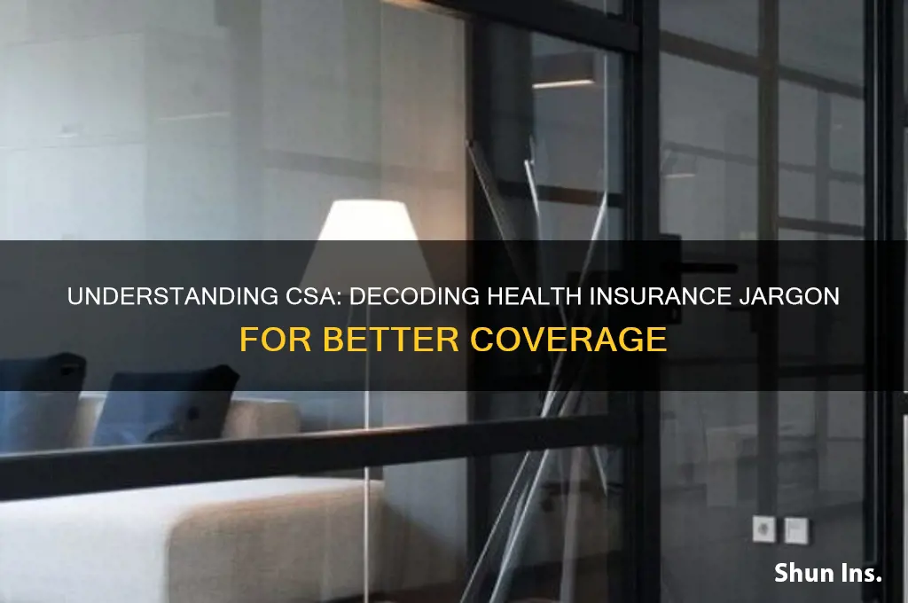 what is a csa in health insurance lingo