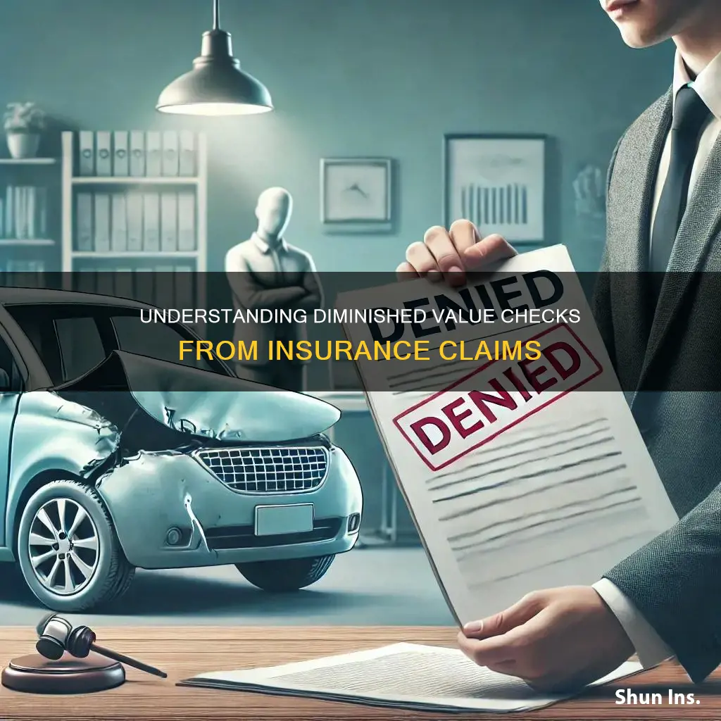 what is a diminished value check from insurance