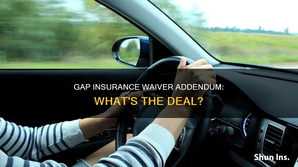 what is a gap insurance waiver addendum