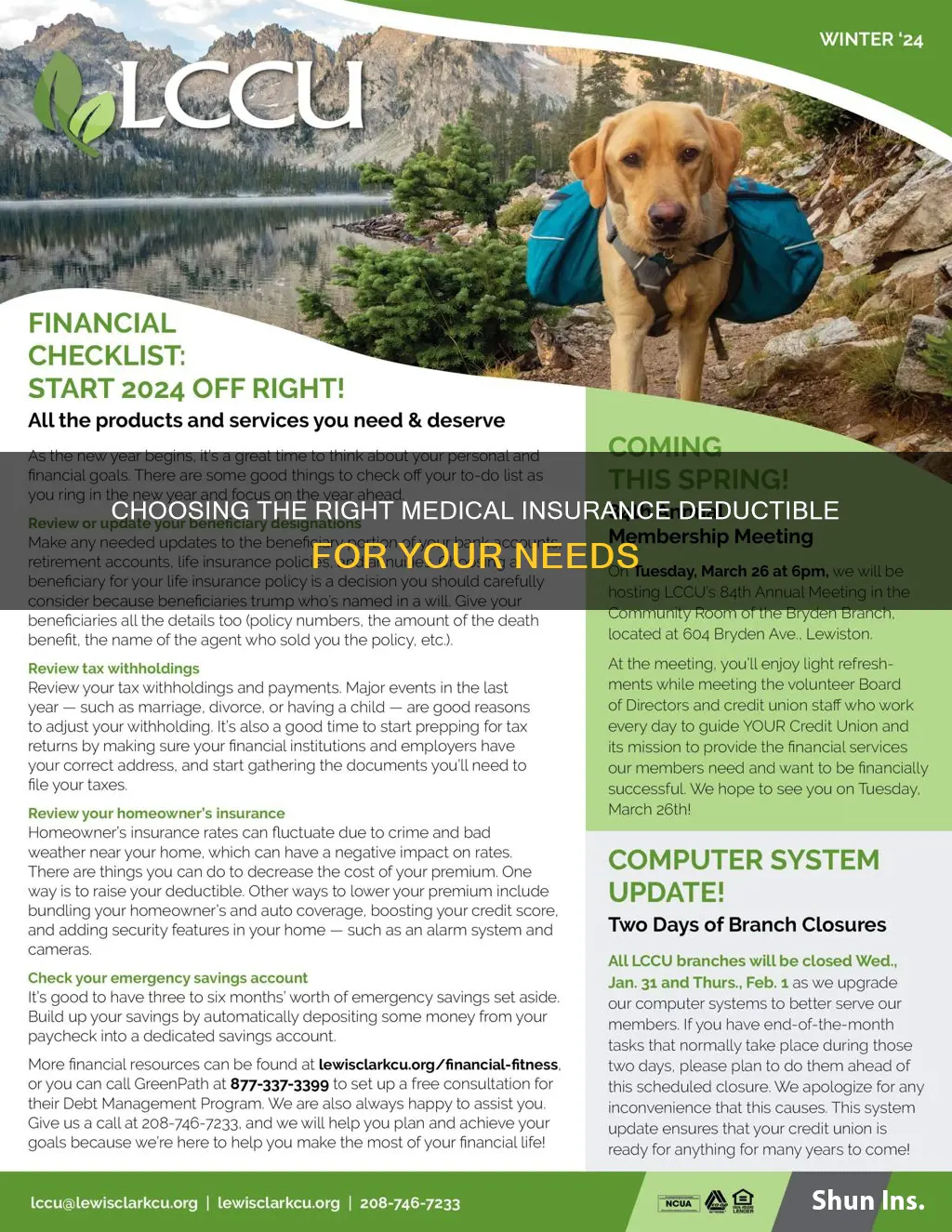 what is a good deductible for medical insurance