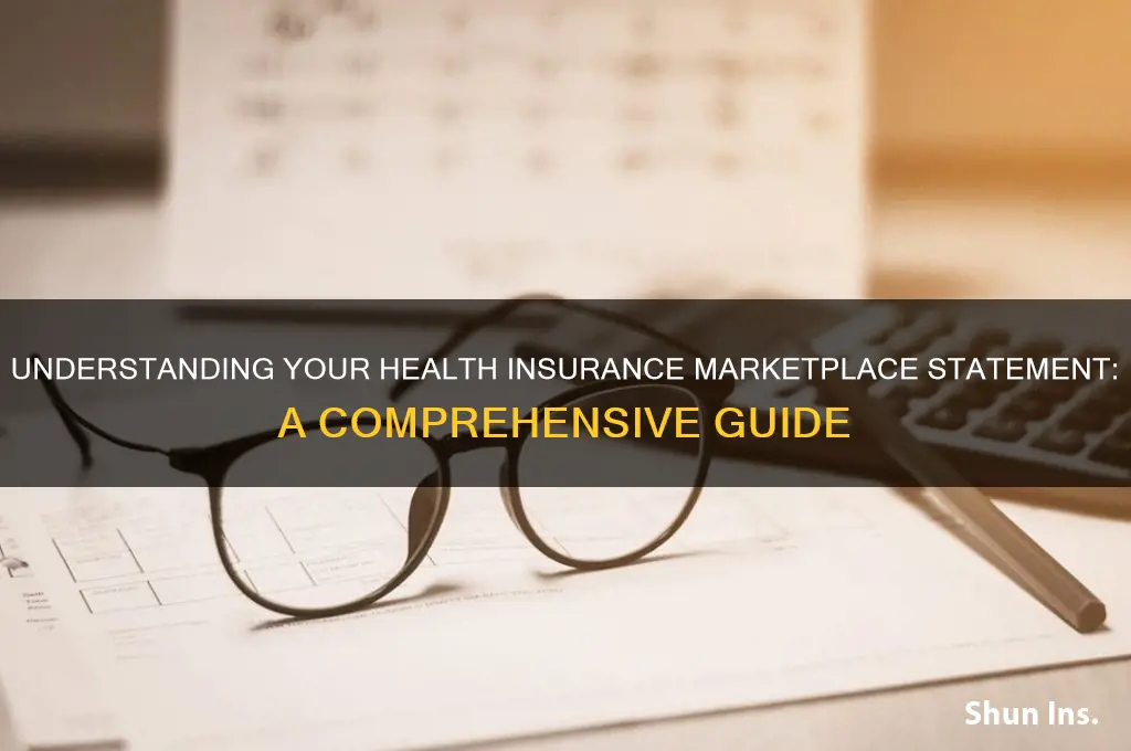what is a health insurance marketplace statement