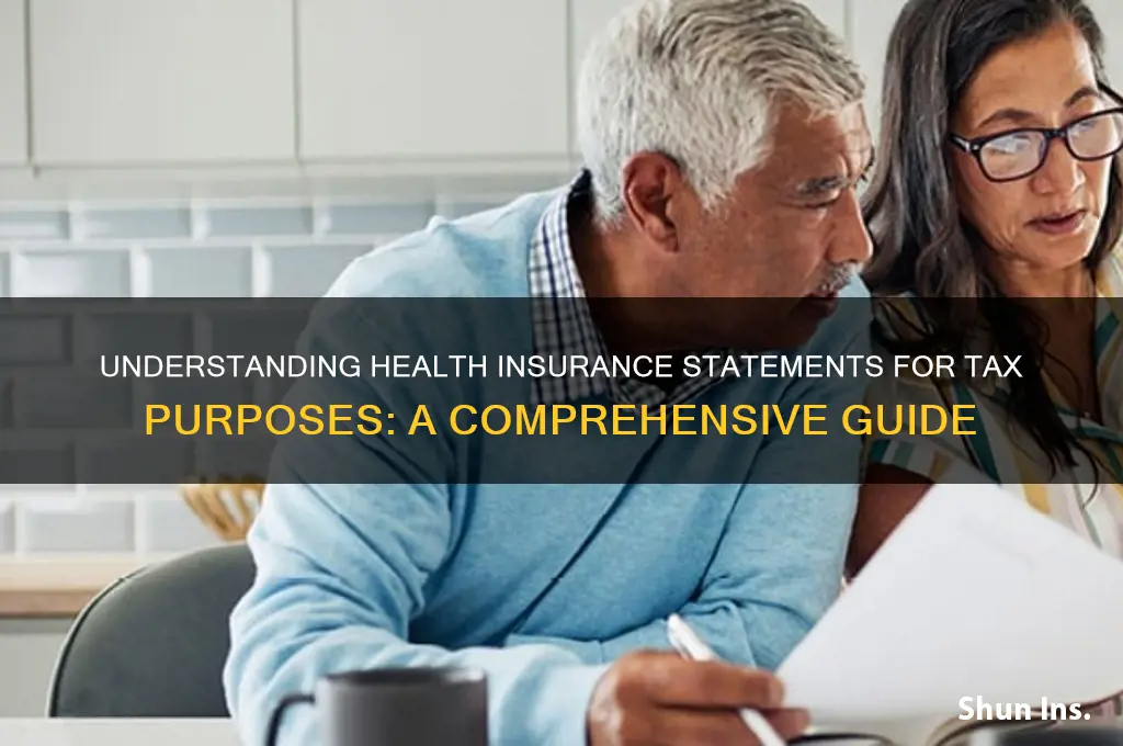 what is a health insurance statement for taxes