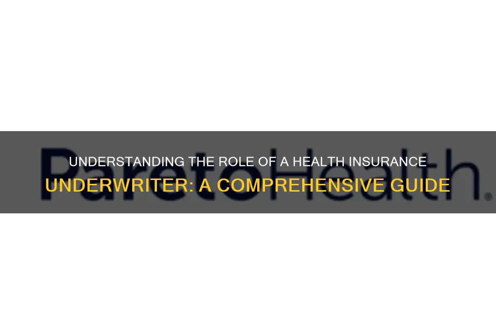 what is a health insurance underwriter
