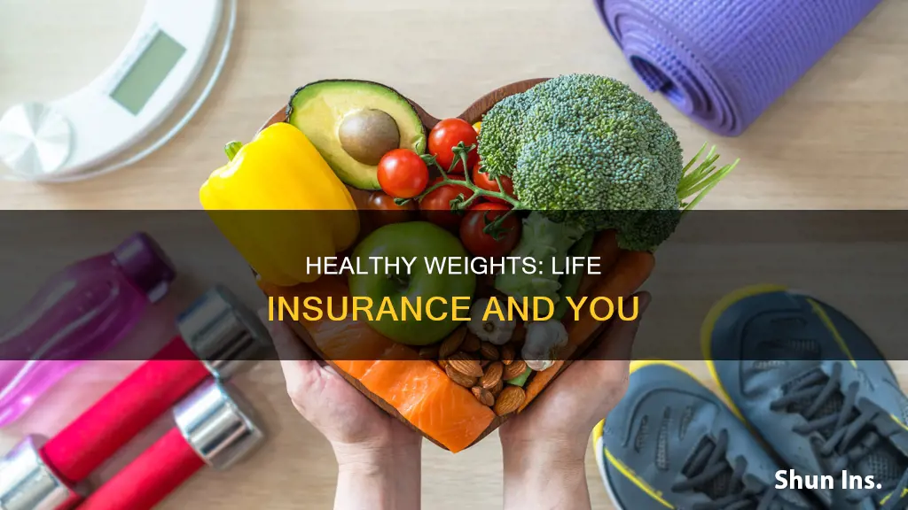 what is a healthy weight for life insurance