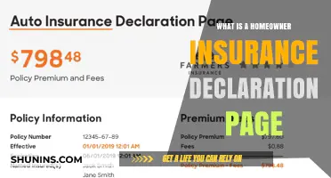 Understanding Your Home Insurance Declarations Page