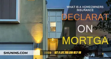 Home Insurance Declarations: Mortgage and Property Protection