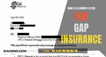 Gap Insurance: Lender's Letter Explained