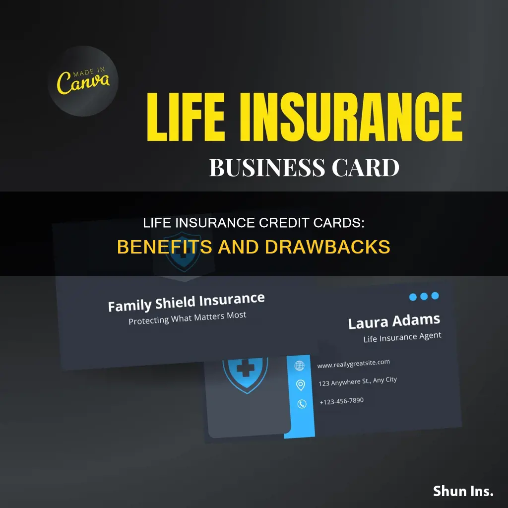 what is a life insurance credit card