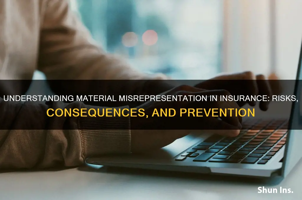 what is a material misrepresentation in insurance
