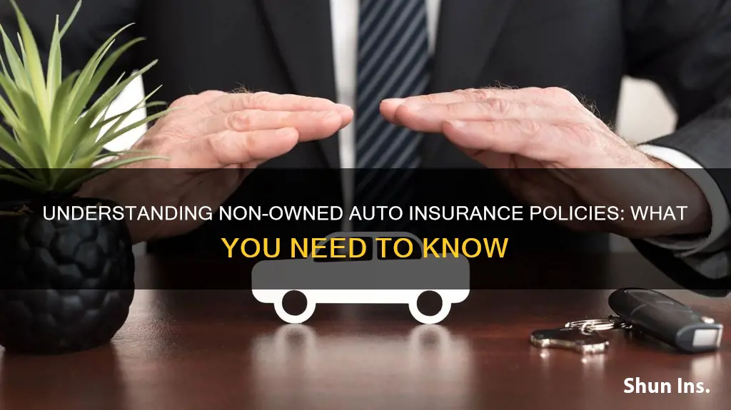 what is a non owned auto insurance policy