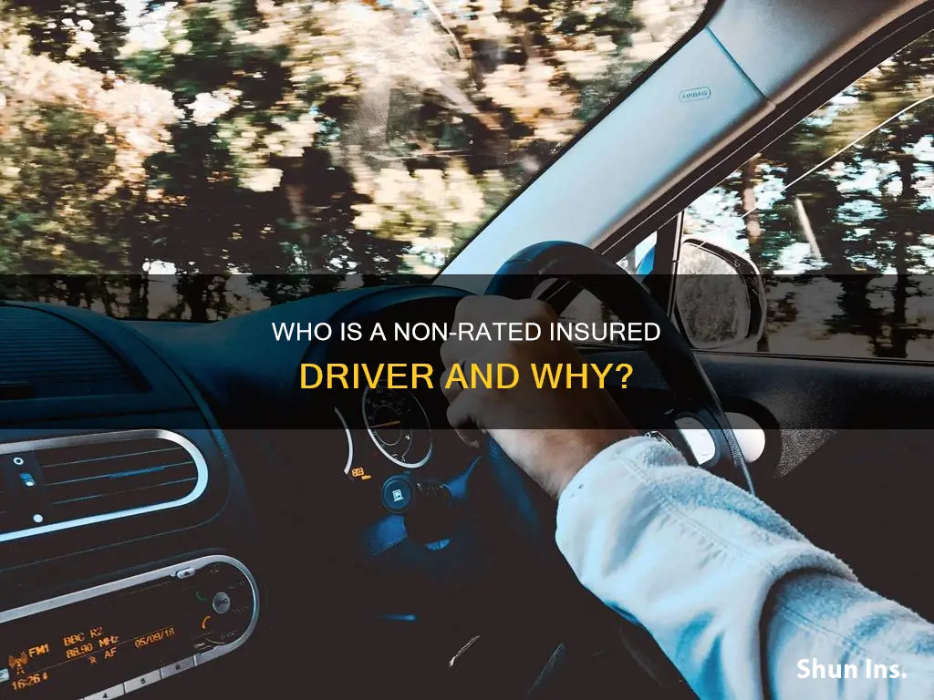 what is a non-rated insured driver